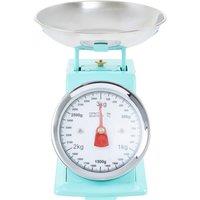 Orsina Retro 3kg Pastel Blue Retro Kitchen Scale, Premium Kitchen Scale, Iron Steel Constructed Baking Scale in Green
