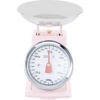 Orsina Retro 3kg Pastel Blue Retro Kitchen Scale, Premium Kitchen Scale, Iron Steel Constructed Baking Scale in Pink