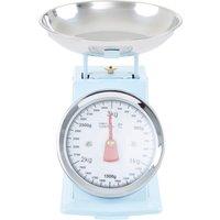 Orsina Retro 3kg Pastel Blue Retro Kitchen Scale, Premium Kitchen Scale, Iron Steel Constructed Baking Scale