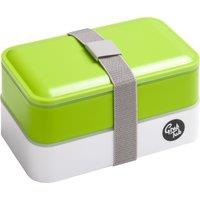Orsina Organized Lunch Box, Leak Proof Tiffin Box, Portable Lunch Container, Comfortable Packed Lunch Box, Rectangular Containers in Green