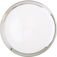 Orsina Ida 32cm Embossed Coupe Charger Plate in Clear