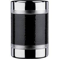 Orsina Hammered Bottle Cooler in Black