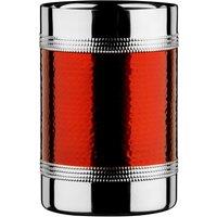 Orsina Hammered Bottle Cooler in Red