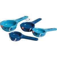 Orsina Vibrant Birdy Spoons, Precised Measuring Spoons For Efficient Baking, Colourful Design Spoon For Baking in Blue