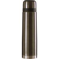 Orsina Stainless Steel Stripe 900ml Vacuum Flask, Leak-Proof Thermos Travel Flask For Hot & Cold Beverages in Grey