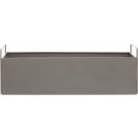 Orsina Iron Constructed Design Large Plant Box, Minimalist Garden Planter, Versatile Garden Box For Planting in Grey