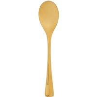 Orsina Modern Retro Set of 6 Teaspoons, Elegant Gold-Finished Stainless Steel Spoons with Slender Handles in Gold