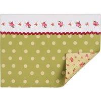 Orsina Practical Set Of Four Rose Cottage Placemats, Stylish Placemats Set Of 4, Reversible Placemats For Table
