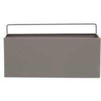 Orsina Small Plant Box, Robust Iron Constructed Garden Planter Box, Versatile Garden Box For Planting in Grey