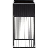 Orsina Versatile Design Floor Standing Planter, Robust Constructed Large Flower Pot For Garden, Easy To Maintain Pot in Black