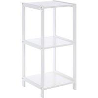 Orsina Dara 3 Tier Rustic Bathroom Shelf in White
