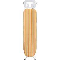 Orsina Vibrant Orange & Yellow Stripe Ironing Board, Adjustable Ironing Table With Folding Frame, Board With Cover
