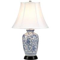 Netlighting Blue 1 Light Table Lamp with Tappered Shade E27