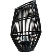 Orsina Rounded Design Lantern, Modern Candlestick Lantern, Candle Lantern, Versatile Lantern in Black