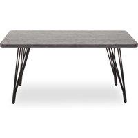 Orsina Contemporary Design Dining Table, Minimalist Dining Table For Dining Room, Durable Dining Table For Dinner in Grey