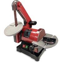 Lumberjack Bench Top 1 Belt & 5 Disc Sander 250W Motor in Red