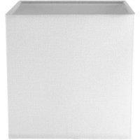 Happy Homewares Contemporary & Stylish Linen Fabric Lamp Shade in White | Size: 6 inches