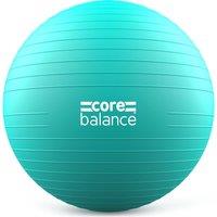 Core Balance Gym Ball Exercise Fitness Yoga Pregnancy Anti Burst 45-85cm with Pump in Teal | Size: 55 cm