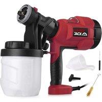 Lumberjack Electric Spray Gun Painting Tool For Fence Walls Outdoor & Indoor Paint HVLP in Red