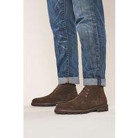 Moshulu Men's 'Bantock' Suede Desert-style Laced Boots in Brown | Size: 8