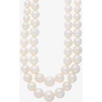 T.H.Baker Women's 9ct Yellow Gold Two Strand Graduated Freshwater Pearl Necklace POZ827SD/FW in White