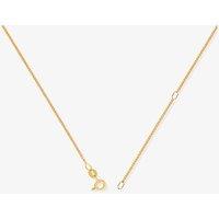 T.H.Baker Women's 9ct Yellow Gold 18 Inch Diamond-Cut Curb Chain CN025L-18 | Size: 16-18inch