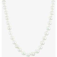 T.H.Baker Women's Silver 6-6.5mm Freshwater Pearl 18 Inch Necklace POW6020FW/4 in White | Size: 18 inches