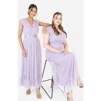 Anaya with Love Women's Recycled Midaxi Dress in Lilac | Size: 26