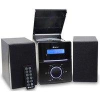 Denver MCA-240 Compact Micro HiFi System with CD, FM Radio & Alarm in Black
