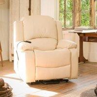 Artemis Home Glendale Electric Riser Recliner with Massage & Heat in Cream