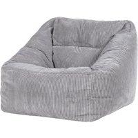 icon Natalia Jumbo Corduroy Bean Bag Armchair in Light Grey
