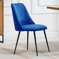 Artemis Home Morandi Velvet Dining Chairs - Set of 2 in Blue