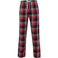 Skinni Fit Men's Skinnifit Tartan Lounge Pants in Light Red | Size: XS
