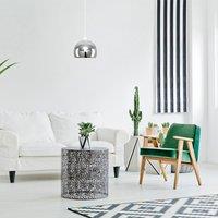 ValueLights Mini Arco Silver Ceiling Pendant Shade