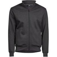 TEE JAYS Men's Cardigan in Dark Grey | Size: Large
