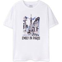 Emily In Paris Women's Short Sleeved T-Shirt | White | Official Merch | Size: Small