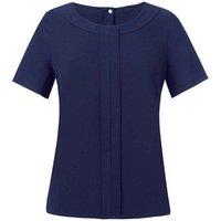 Brook Taverner Women's Verona Short-Sleeved Top in Navy | Size: 18