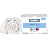 Ezysleep 10.5 Tog Feels Like Down Cotton Cloud Duvet in White | Size: King