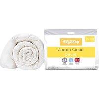 Ezysleep 15 Tog Feels Like Down Cotton Cloud Duvet in White | Size: Single