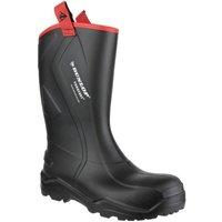 Dunlop Men's 'Purofort+ Rugged' Safety Wellington Boots in Black | Size: 7
