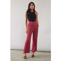 Petite Premium Pinktuck Detail Kickflare Trouser
