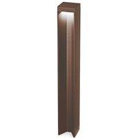 Netlighting KURT LED Outdoor Bollard Coffee 4000K IP54 NonDim in Brown