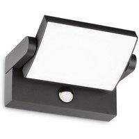 Netlighting SWIPE LED Outdoor Motion Sensor Wall Lamp Anthracite 3000K IP54 in Black