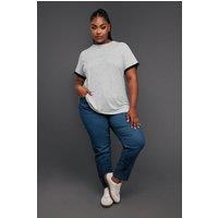 Yours Women's Mom Jeans in Blue | Size: 20