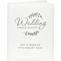 Personalised Memento Company Personalised Botanical Traditional Wedding Photo Album