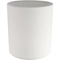 Happy Homewares Contemporary & Stylish Linen Fabric Lamp Shade in White | Size: 6 inches