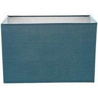 Happy Homewares Contemporary & Stylish Linen Fabric Lamp Shade in Teal | Size: 12 inches