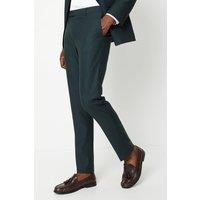 Dark Green Slim Fit Suit Trousers