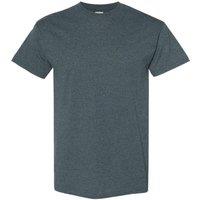 Gildan Men's Heavy Cotton Short Sleeve T-Shirt (Pack Of 5) in Dark Grey | Size: Large