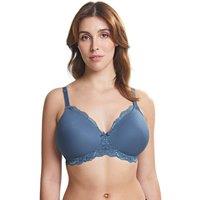 Royce Lingerie Women's Indie Non Wired T-Shirt Bra in Blue | Size: 40C